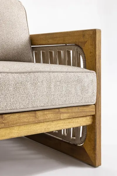 Zeus Wood Ahşap Bahçe Balkon Oturma Grubu