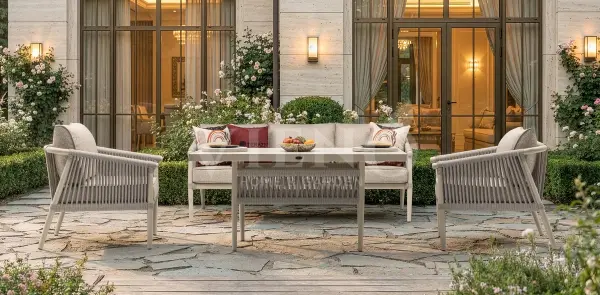 Calisto Alüminyum Bahçe Balkon Oturma Grubu