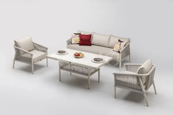 Calisto Alüminyum Bahçe Balkon Oturma Grubu