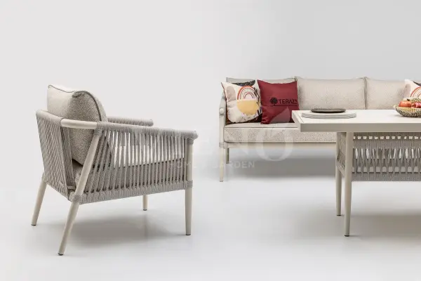 Calisto Alüminyum Bahçe Balkon Oturma Grubu