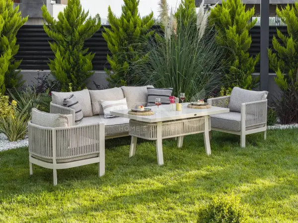 Marina Alüminyum Bahçe Balkon Oturma Grubu