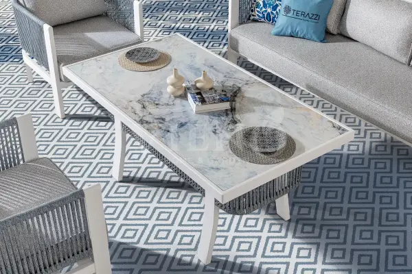 Marina Alüminyum Bahçe Balkon Oturma Grubu