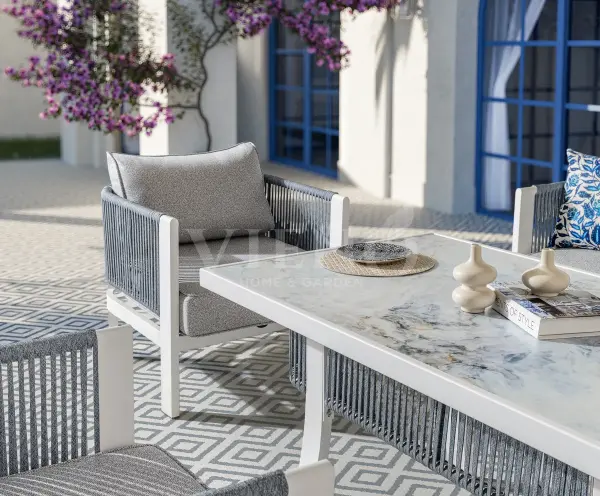 Marina Alüminyum Bahçe Balkon Oturma Grubu