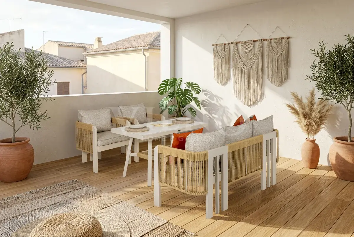 Atlas Midi Alüminyum Bahçe Balkon Oturma Grubu