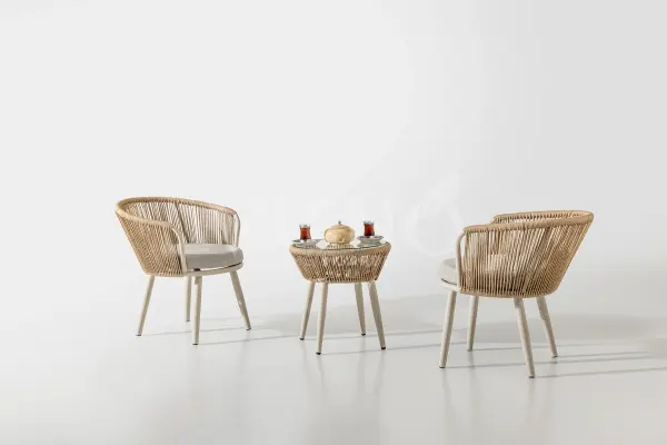 Miranda Alüminyum Bahçe Balkon Çay Seti