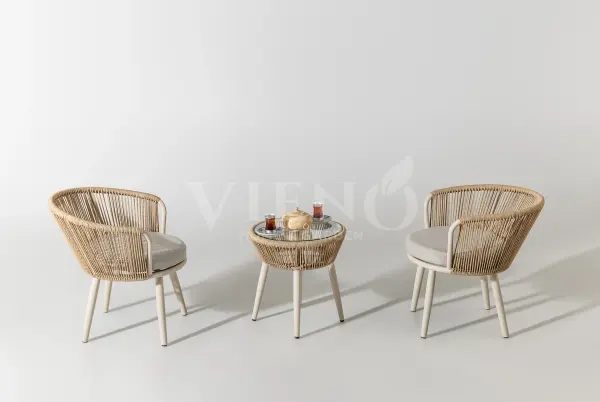 Miranda Alüminyum Bahçe Balkon Çay Seti