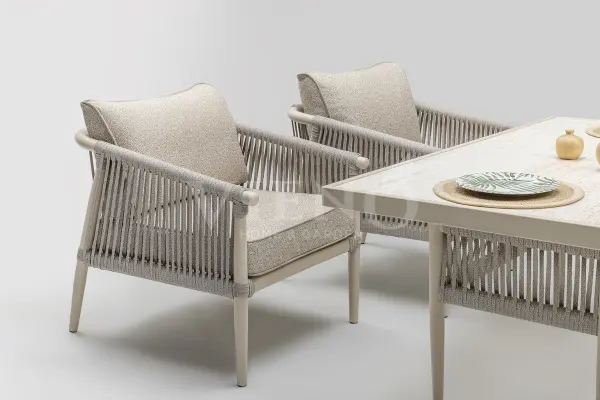 Calisto Mini Alüminyum Bahçe Balkon Oturma Grubu