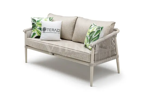 Calisto Mini Alüminyum Bahçe Balkon Oturma Grubu