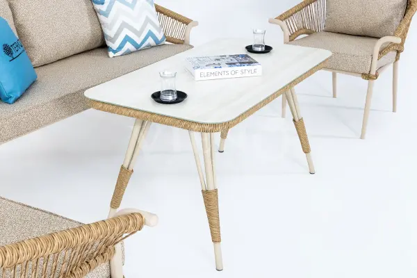 Aqua Midi Alüminyum Bahçe Balkon Oturma Grubu