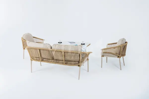 Aqua Midi Alüminyum Bahçe Balkon Oturma Grubu