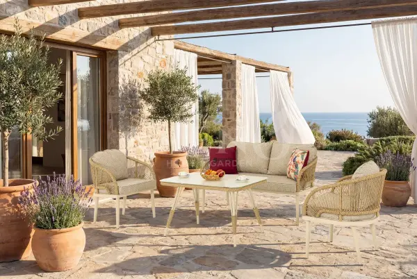 Cozy Alüminyum 2'li Bahçe Balkon Oturma Grubu