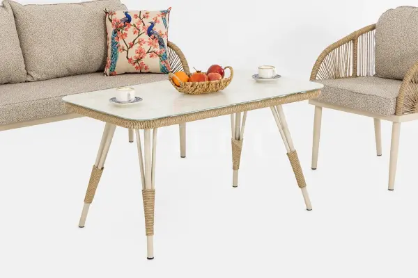 Cozy Alüminyum 2'li Bahçe Balkon Oturma Grubu