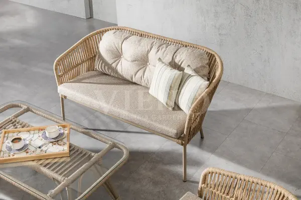 Star Mini Alüminyum Bahçe Balkon Oturma Grubu