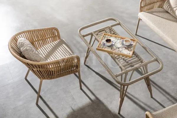 Star Mini Alüminyum Bahçe Balkon Oturma Grubu