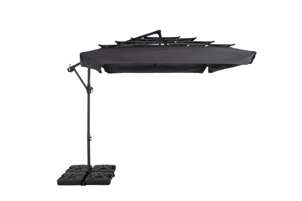 Tibet Yandan Kollu Alüminyum Şemsiye (250x250cm)