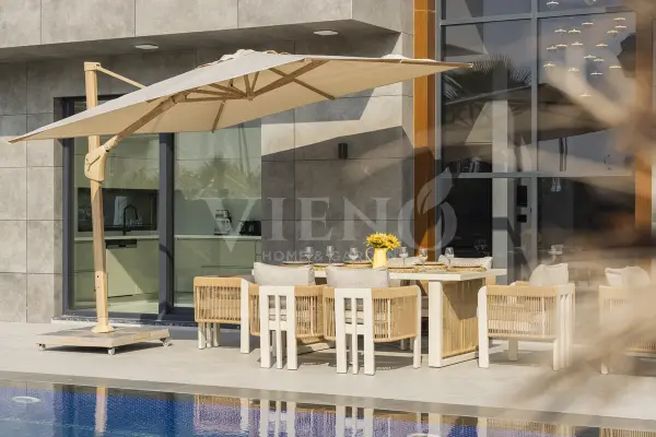 İbiza Yandan Kollu Alüminyum Şemsiye (300x400cm)