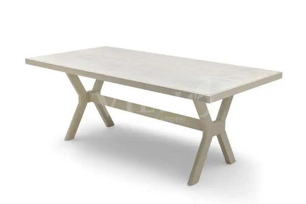 Lyon Alüminyum Bahçe Balkon Masa Takımı (100cm x 200cm)