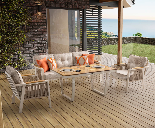 Artemis Plus Alüminyum Bahçe Balkon Oturma Grubu