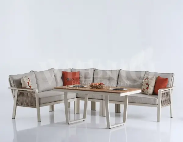 Artemis Plus Alüminyum Bahçe Balkon Köşe Takımı