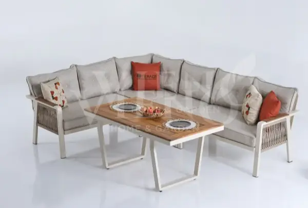 Artemis Plus Alüminyum Bahçe Balkon Köşe Takımı