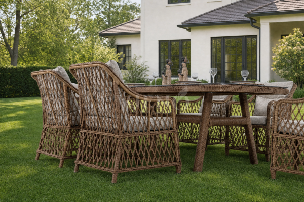 Madeo Rattan Bahçe Masa Takımı