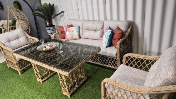 Madeo Rattan Bahçe Balkon Oturma Grubu TEŞHİR