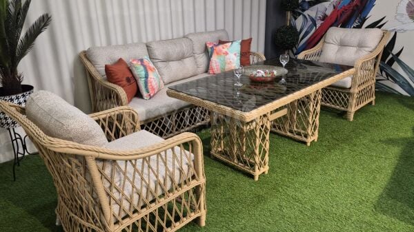 Madeo Rattan Bahçe Balkon Oturma Grubu TEŞHİR