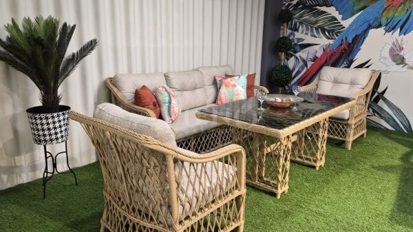 Madeo Rattan Bahçe Balkon Oturma Grubu TEŞHİR