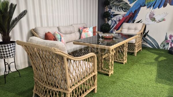 Madeo Rattan Bahçe Balkon Oturma Grubu TEŞHİR