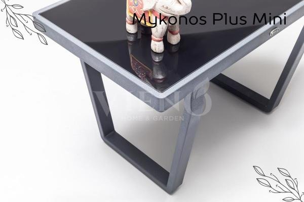 Mykonos Plus Mini 2'li Alüminyum Bahçe Balkon Oturma Grubu