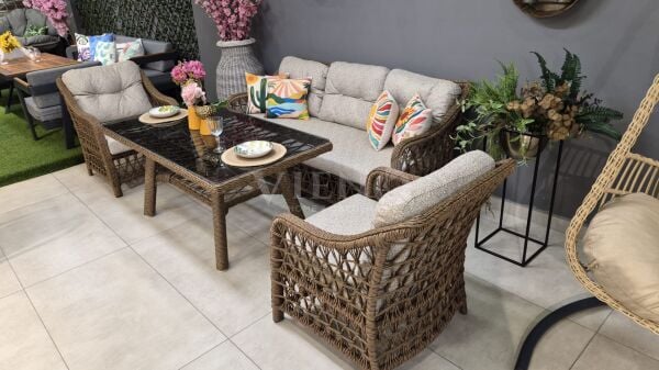 Dora Rattan Bahçe Balkon Oturma Grubu TEŞHİR