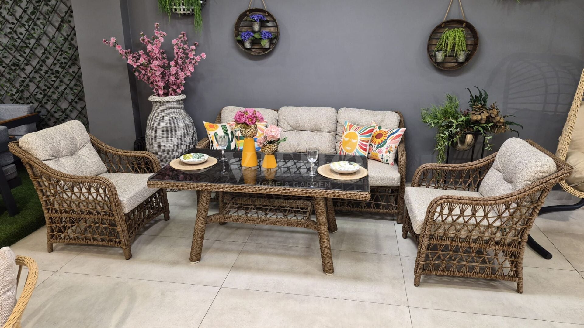 Dora Rattan Bahçe Balkon Oturma Grubu TEŞHİR