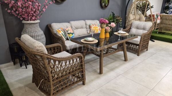 Dora Rattan Bahçe Balkon Oturma Grubu TEŞHİR
