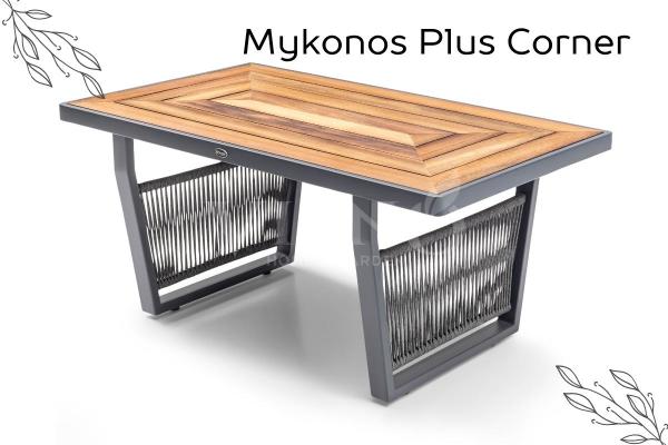 Mykonos Plus Alüminyum Bahçe Balkon Köşe Takımı