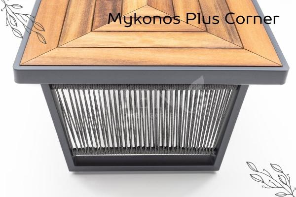 Mykonos Plus Alüminyum Bahçe Balkon Köşe Takımı