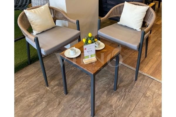 Rita Alüminyum Bahçe Balkon Çay Seti