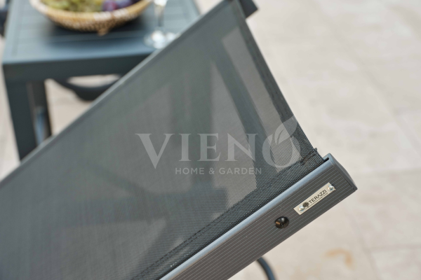 Gala Kolsuz Alüminyum File Şezlong Cappuccino