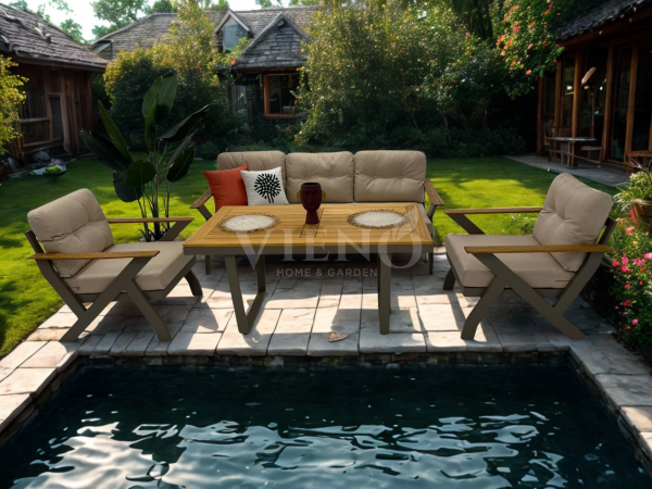 Norma Alüminyum Bahçe Balkon Oturma Grubu (TEŞHİR)