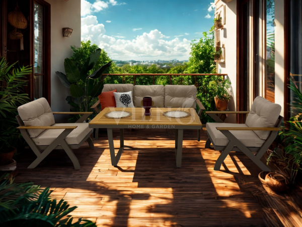 Norma Alüminyum Bahçe Balkon Oturma Grubu (TEŞHİR)
