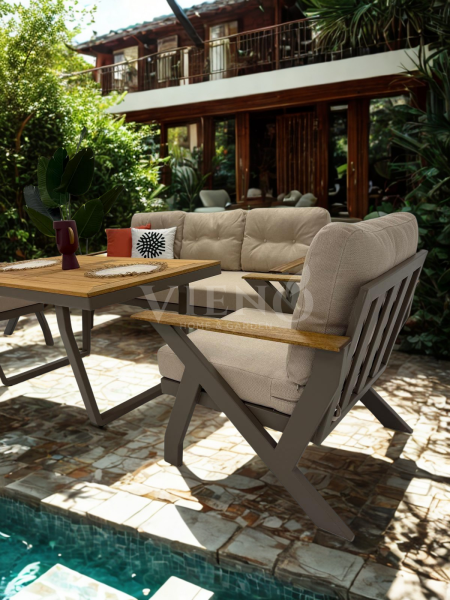 Norma Alüminyum Bahçe Balkon Oturma Grubu (TEŞHİR)