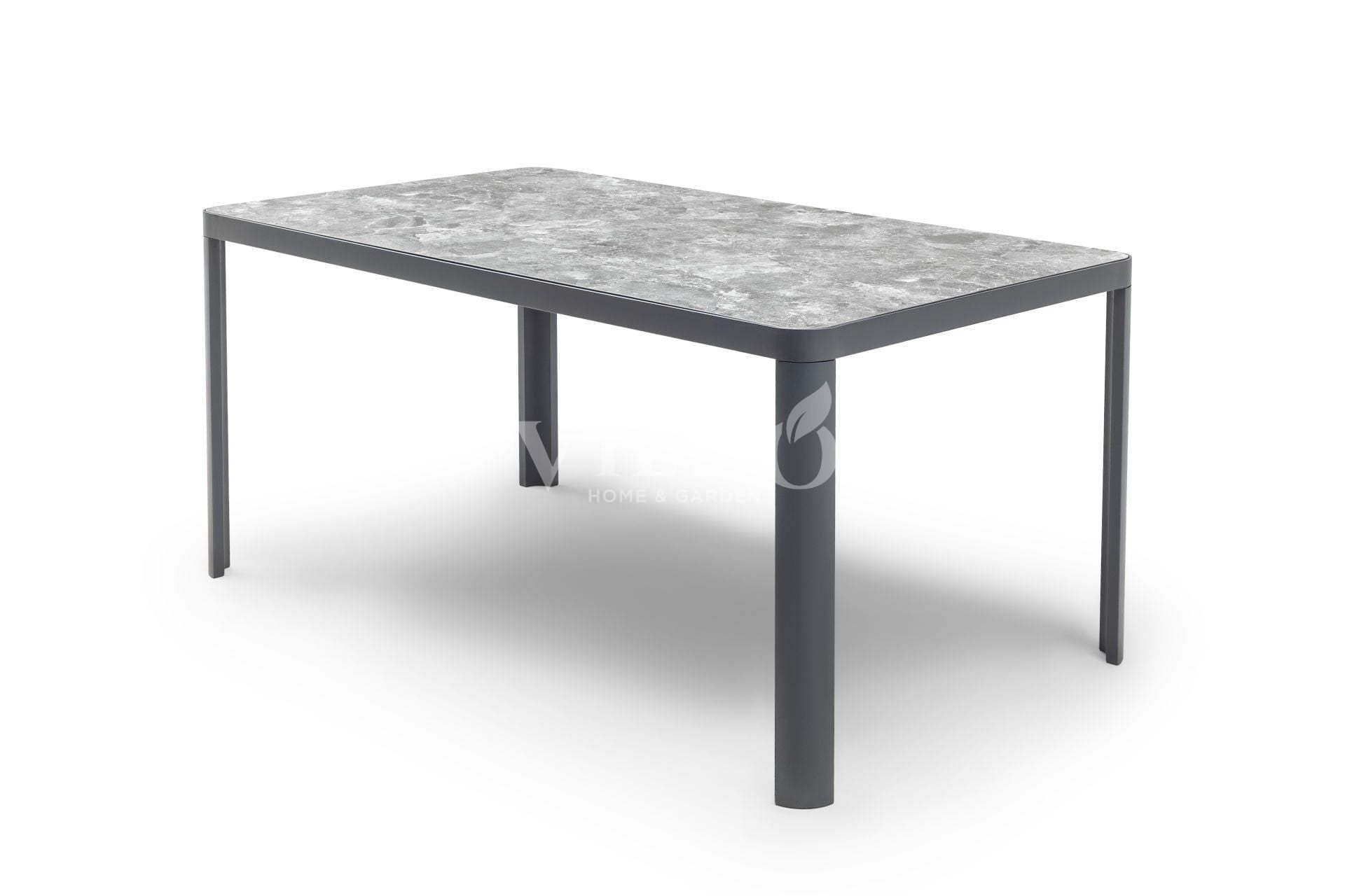 Rita Alüminyum Bahçe Balkon Masa HPL Kompakt Tablalı (80x140)