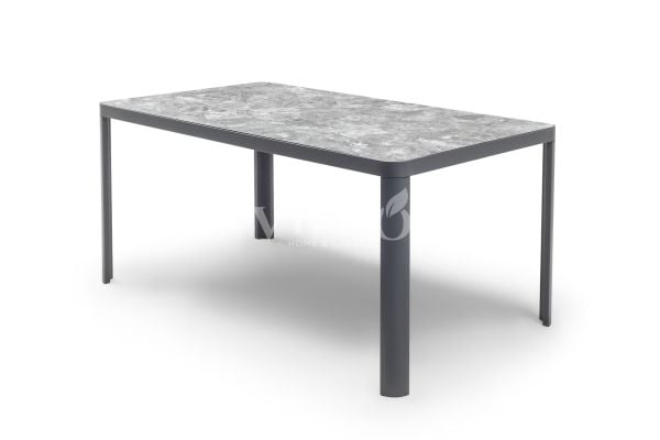 Rita Alüminyum Bahçe Balkon Masa HPL Kompakt Tablalı (80x140)