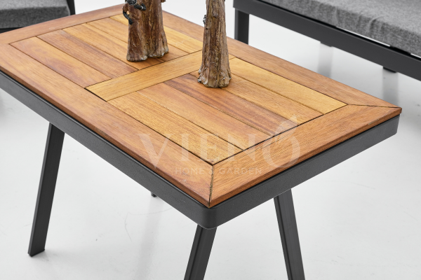 Atlantis Mini Alüminyum 2'li Bahçe Balkon Oturma Grubu