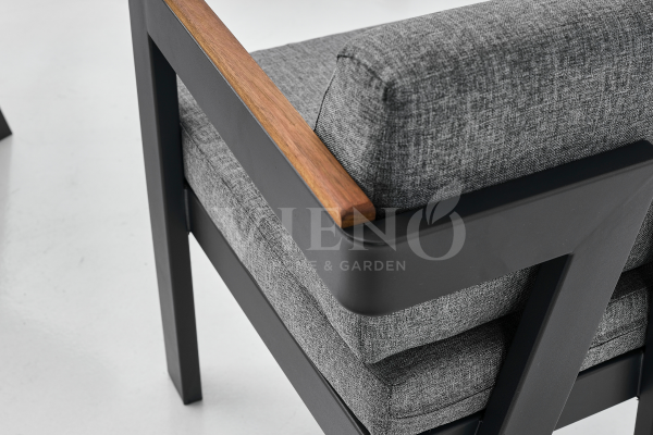 Atlantis Mini Alüminyum 2'li Bahçe Balkon Oturma Grubu