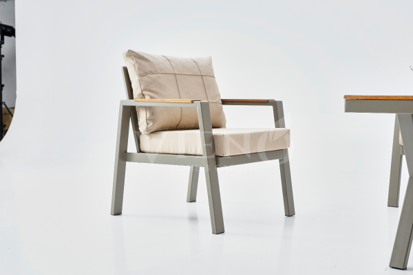 Efes Midi Alüminyum Bahçe Balkon Oturma Grubu