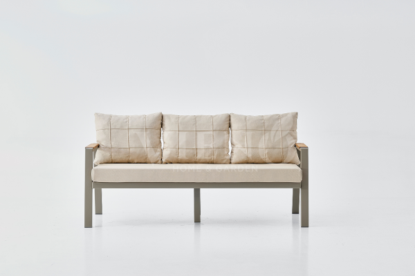 Efes Midi Alüminyum Bahçe Balkon Oturma Grubu Antrasit