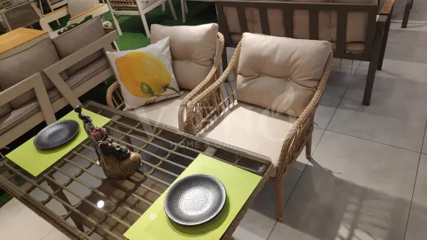 Fiji Mini Rattan Bahçe Balkon Oturma Grubu