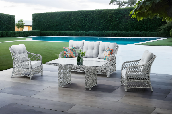 Madeo Rattan Bahçe Balkon Oturma Grubu