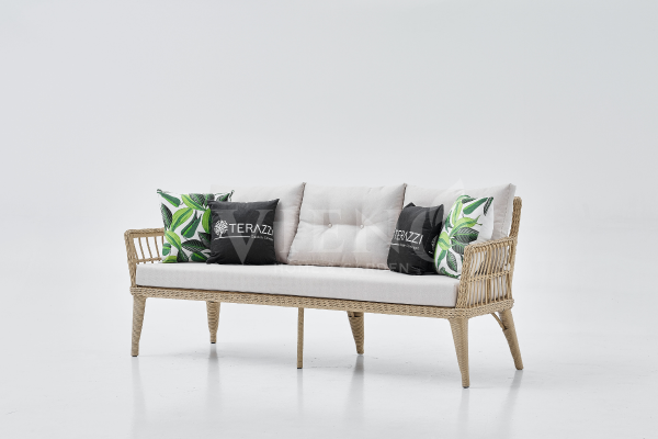 Midilli Rattan Bahçe Balkon Oturma Grubu