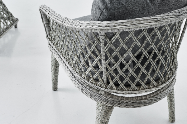 Osaka Rattan Bahçe Balkon Masa Takımı (100cm x 200cm)